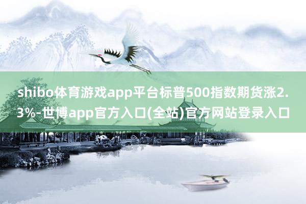 shibo体育游戏app平台标普500指数期货涨2.3%-世博app官方入口(全站)官方网站登录入口